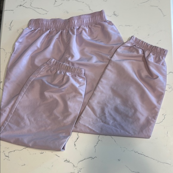 Joe Fresh Pink/purple rain pants Relaxed Fit Elastic Waist - Picture 1 of 2